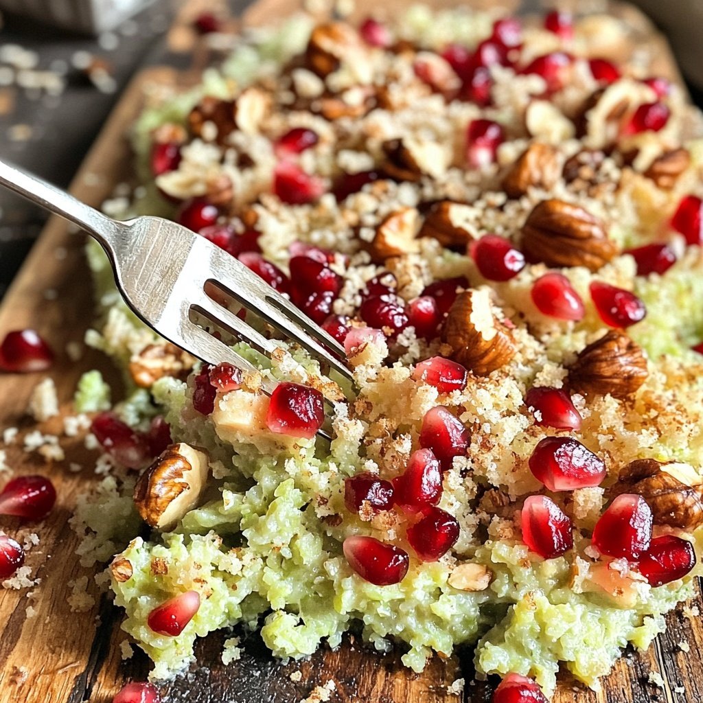 Grünkohlsalat mit Granatapfel und Walnüssen