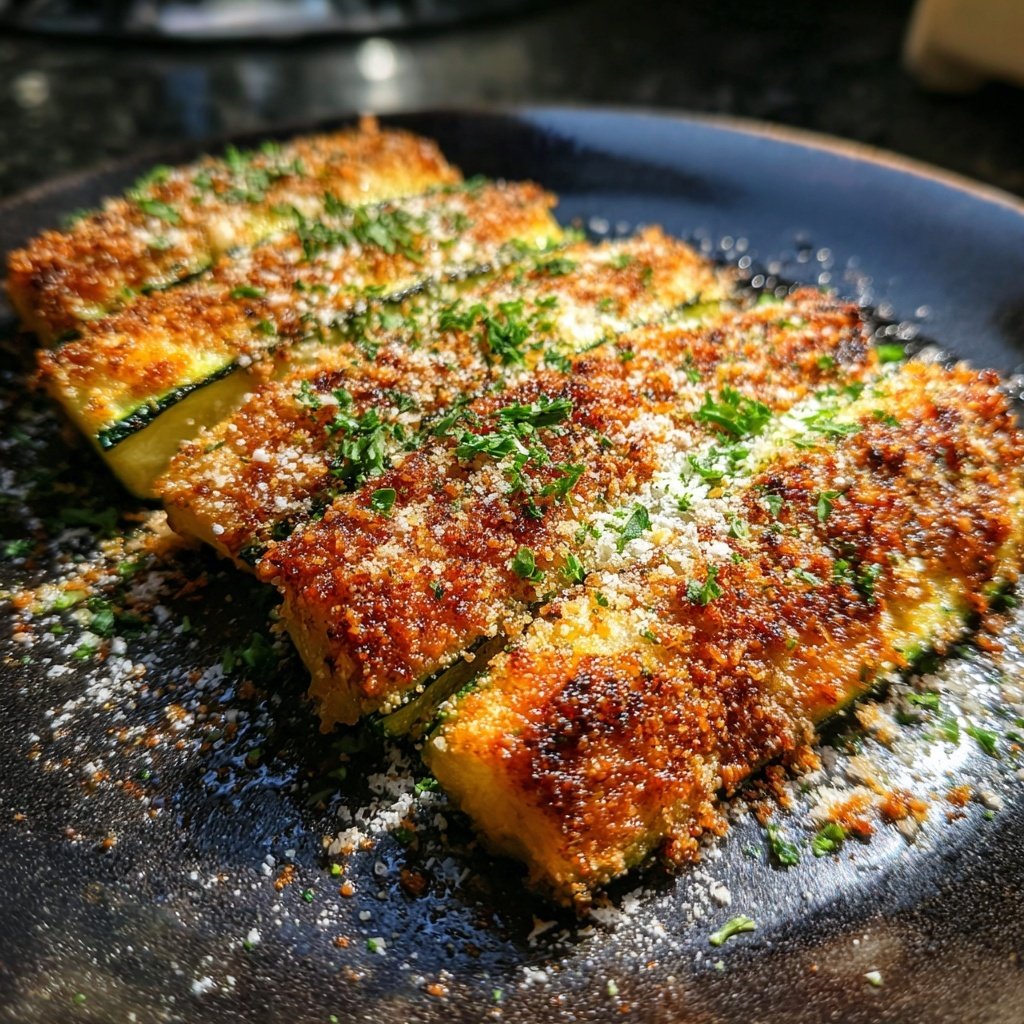 Ofen Zucchini Mit Parmesan