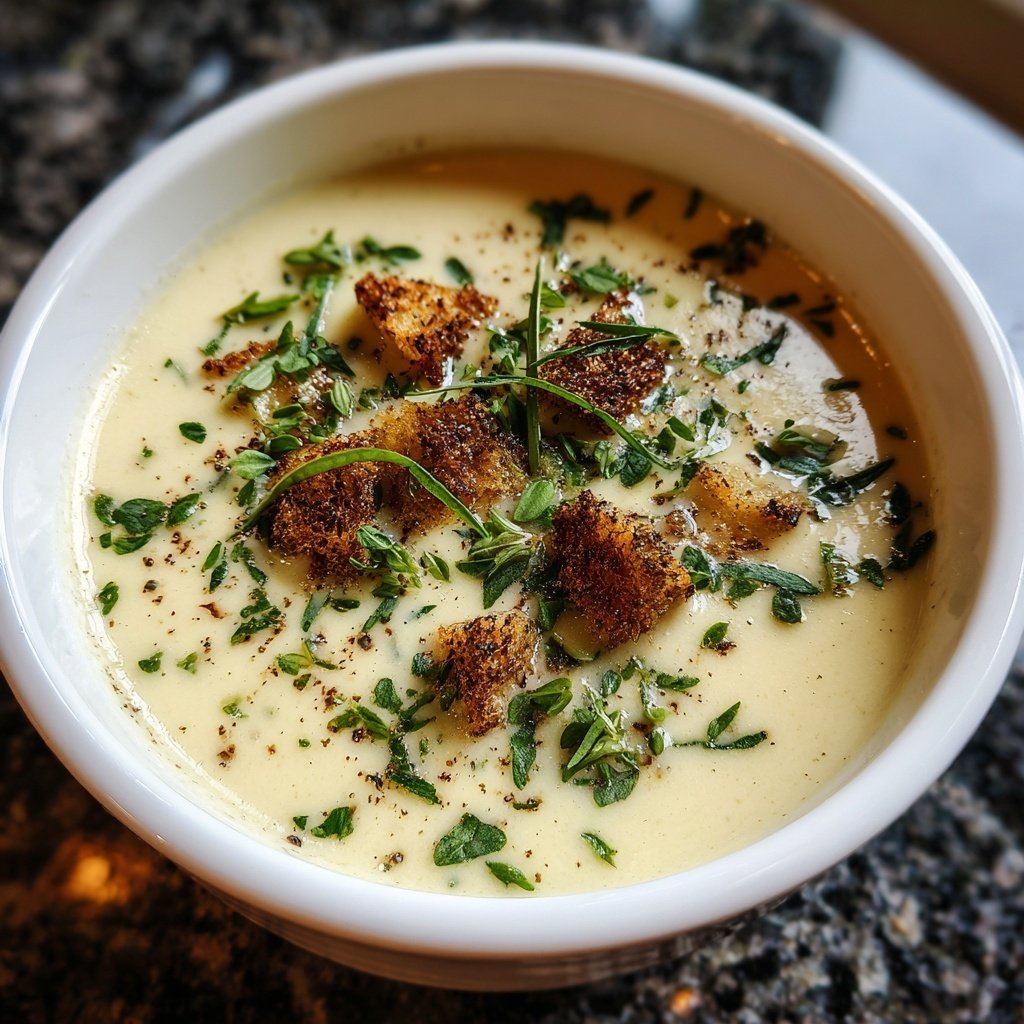 Blumenkohlsuppe mit Muskat