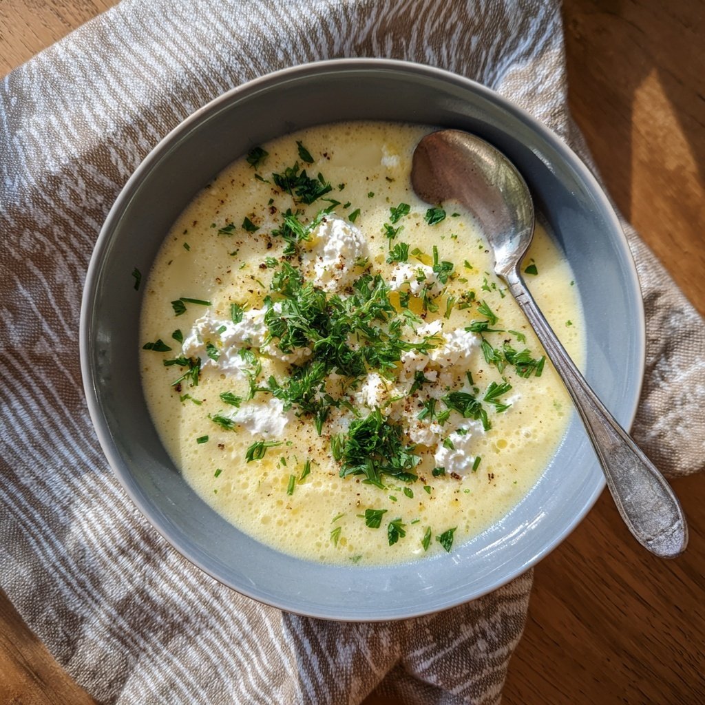 Blumenkohl Suppe Mit Frischkäse