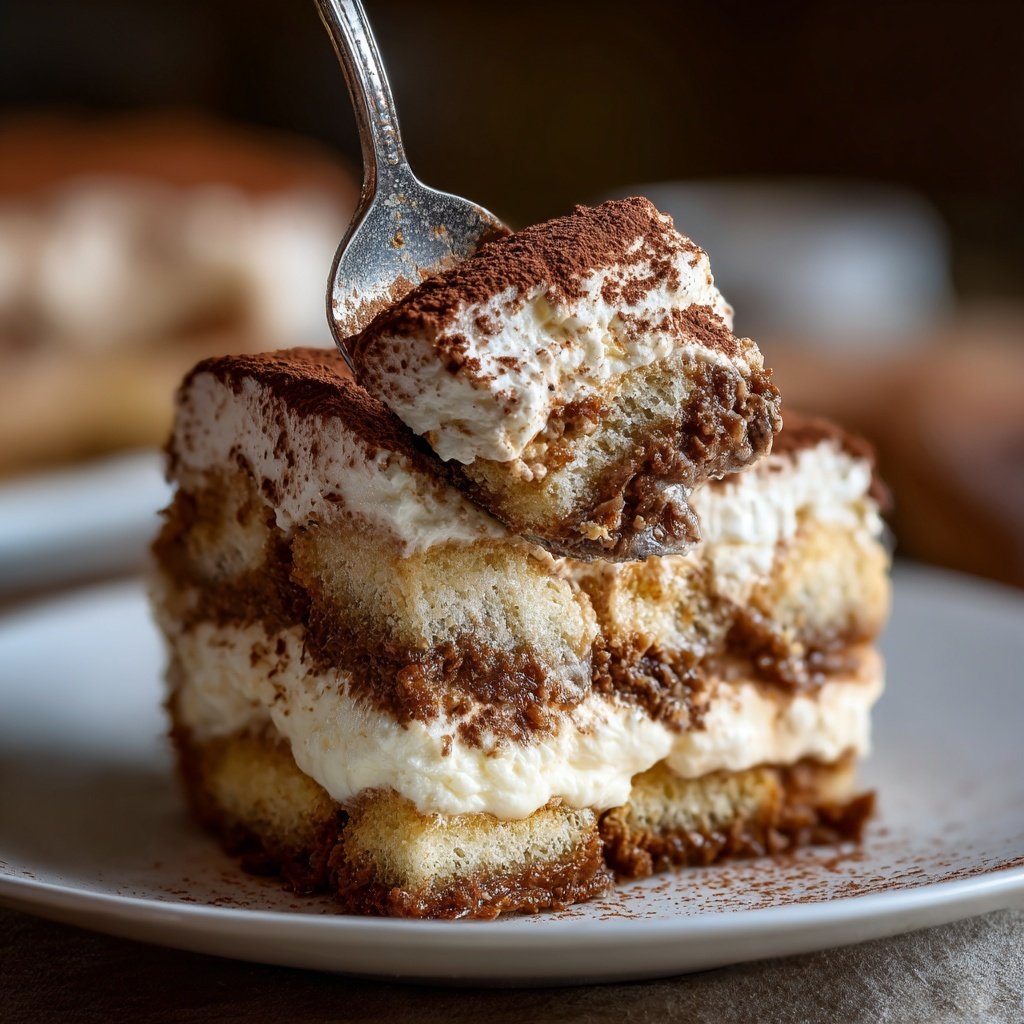 Tiramisu für zwei mit Erdbeeren