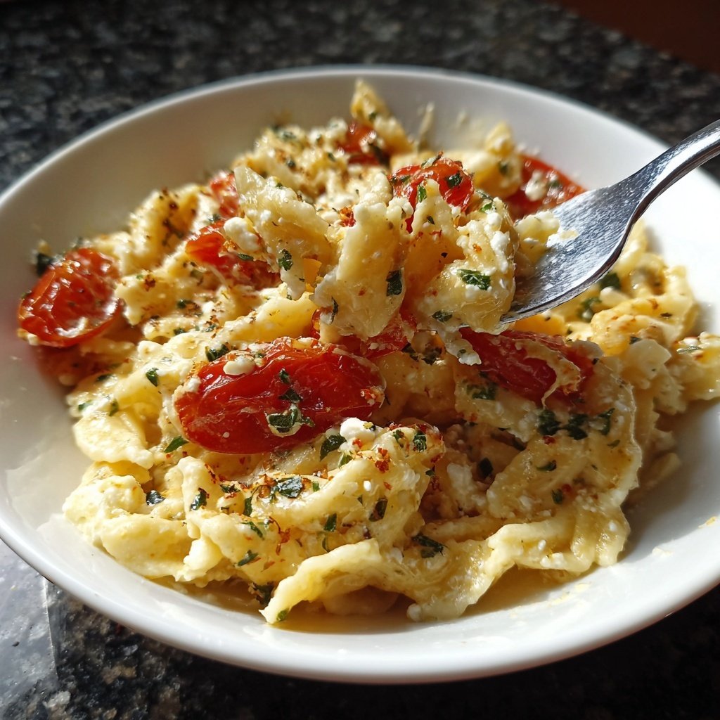 Pasta Mit Tomaten Und Feta