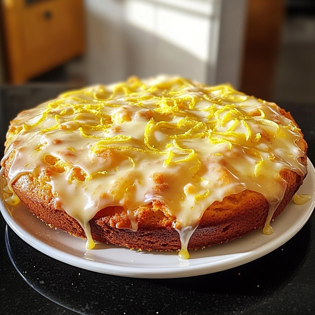 Zitronenkuchen für Kaffeezeit